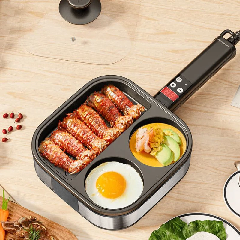 Fried egg pan for commercial use, egg burger pan, four-hole pan, non-stick pan, small poached egg artifact breakfast machine