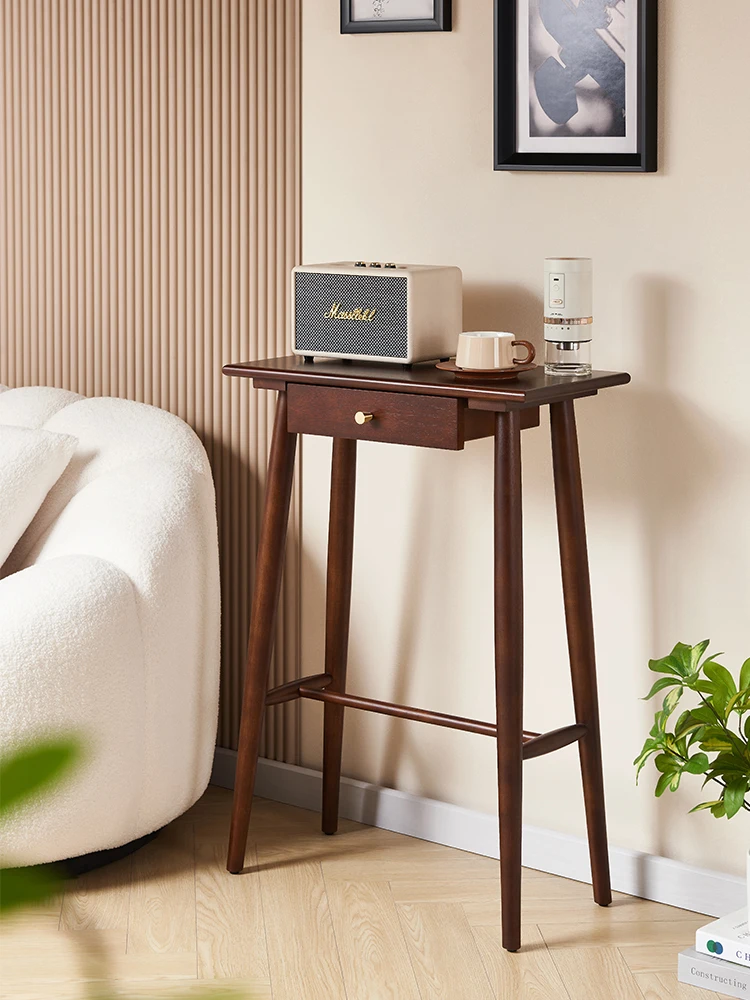 

Entrance table Entrance table Side table Entrance cabinet Solid wood against the wall New Chinese simple light luxury