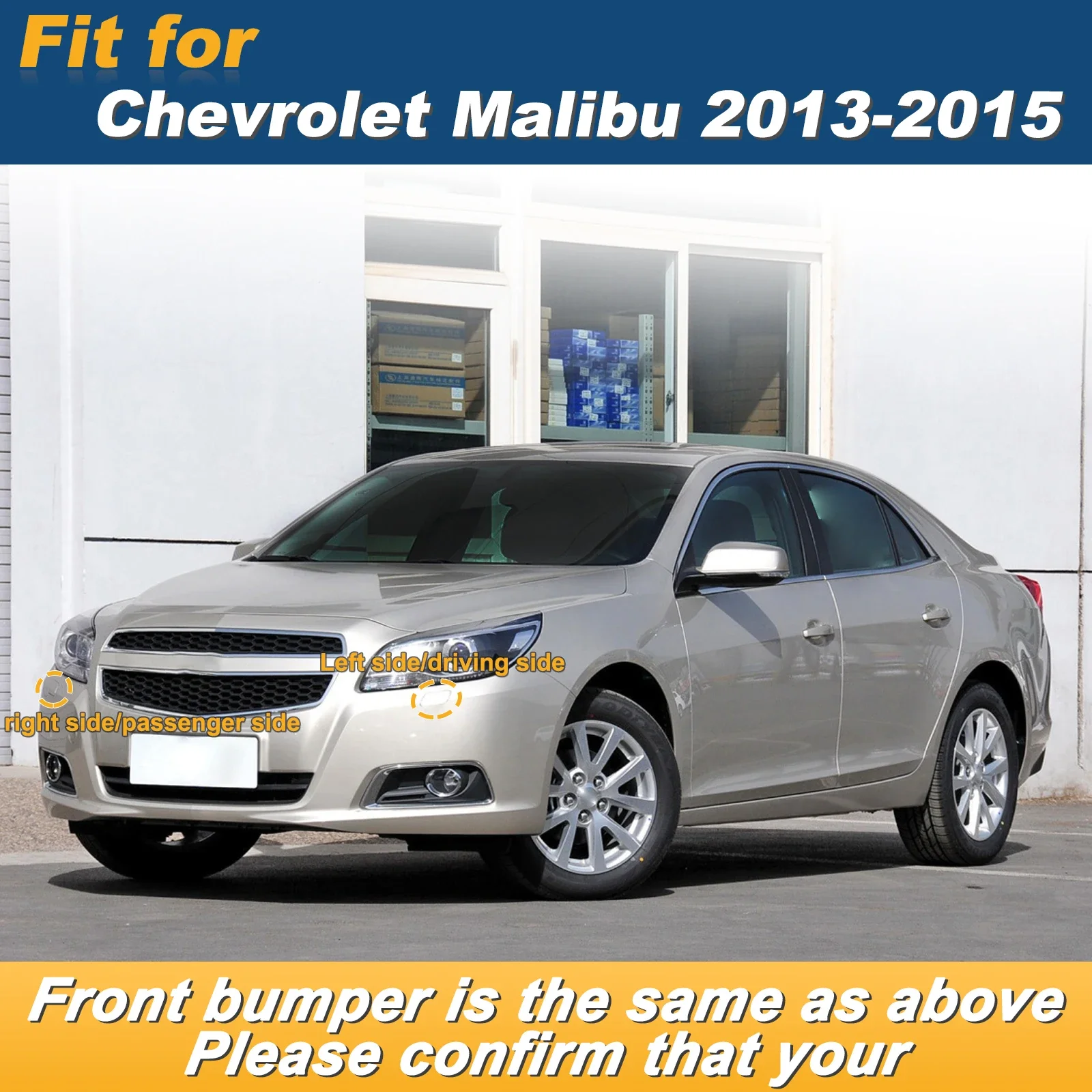 For Chevrolet Malibu 2013- 2015 Front Bumper Headlight Washer Jet Spray Nozzle Cover Cap Car Accessories