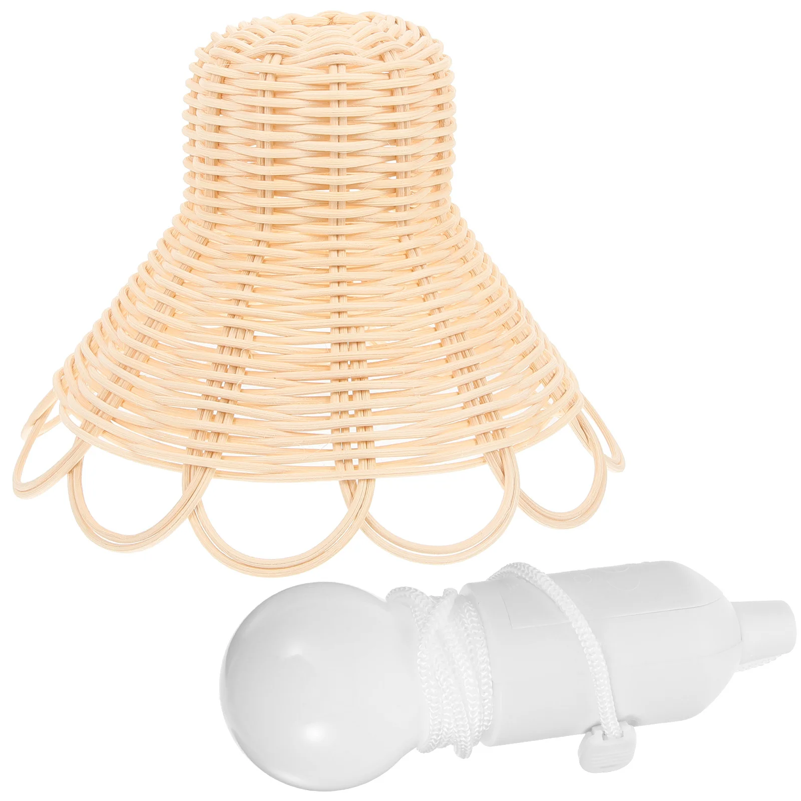 

Rattan Pendant Light Natural Woven Ceiling Lamp for Bedroom Dining Room Rustic Nordic Hanging Lamp Pendant Light