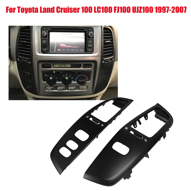 Auto Armaturen brett Entlüftung platte Abdeckung für Toyota Land Cruiser 1997 lc100 fj100 ujz100 2007-2012 A/C Luft auslass rahmen lhd Komponente