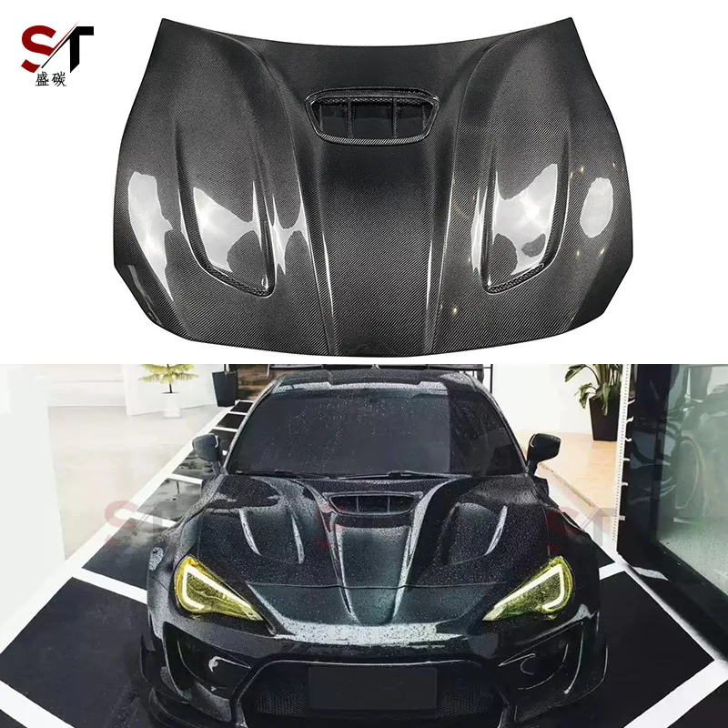 

Suitable for Toyota GT86 Subaru BRZ Carbon Fiber Cover Hood Cover Surround Auto Parts Exterior