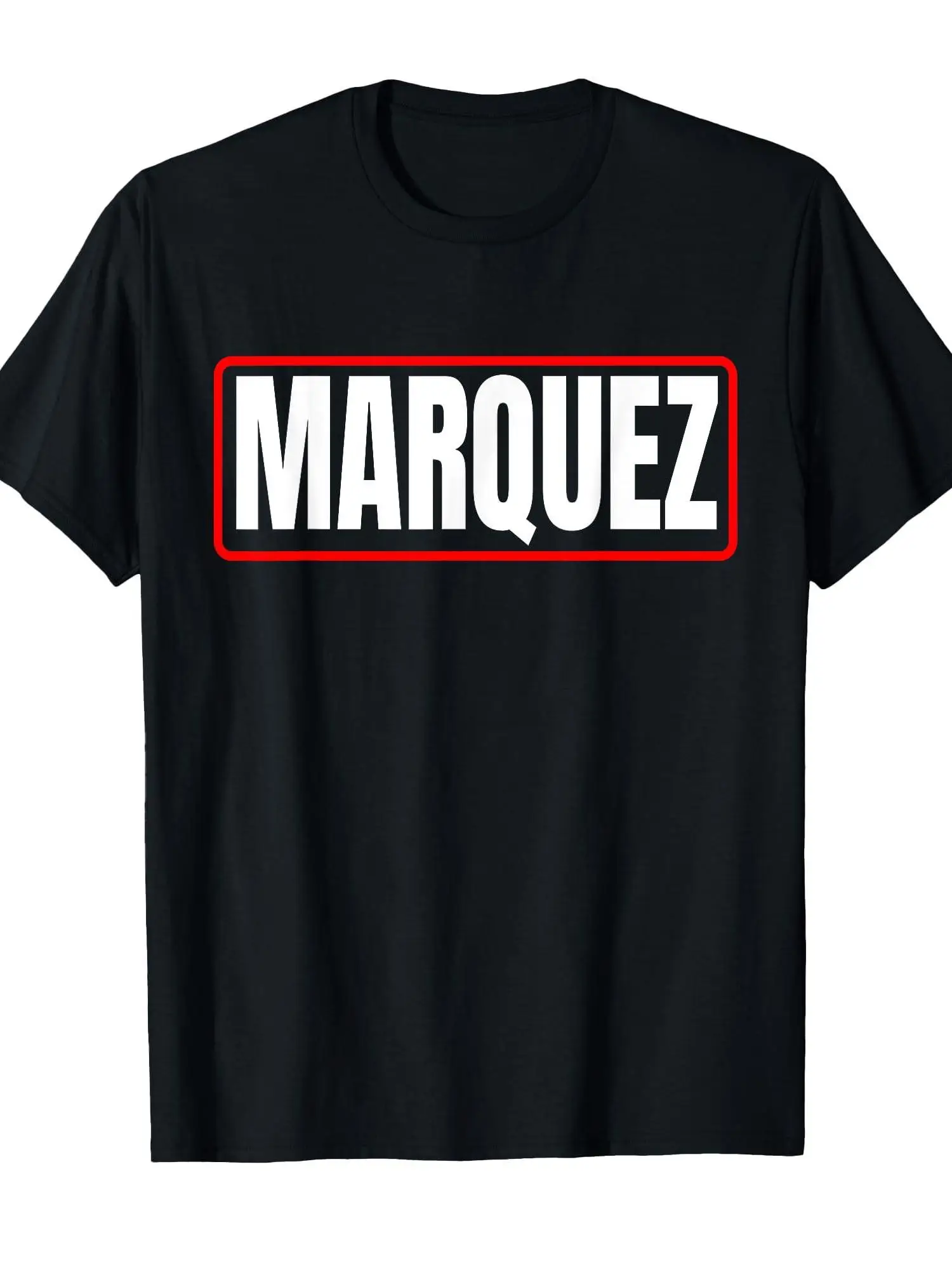 Marquez Surname Mexican & Hispanic American Chicano T-Shirt - Cotton Marquez Family Print, Cultural Heritage Design Casual