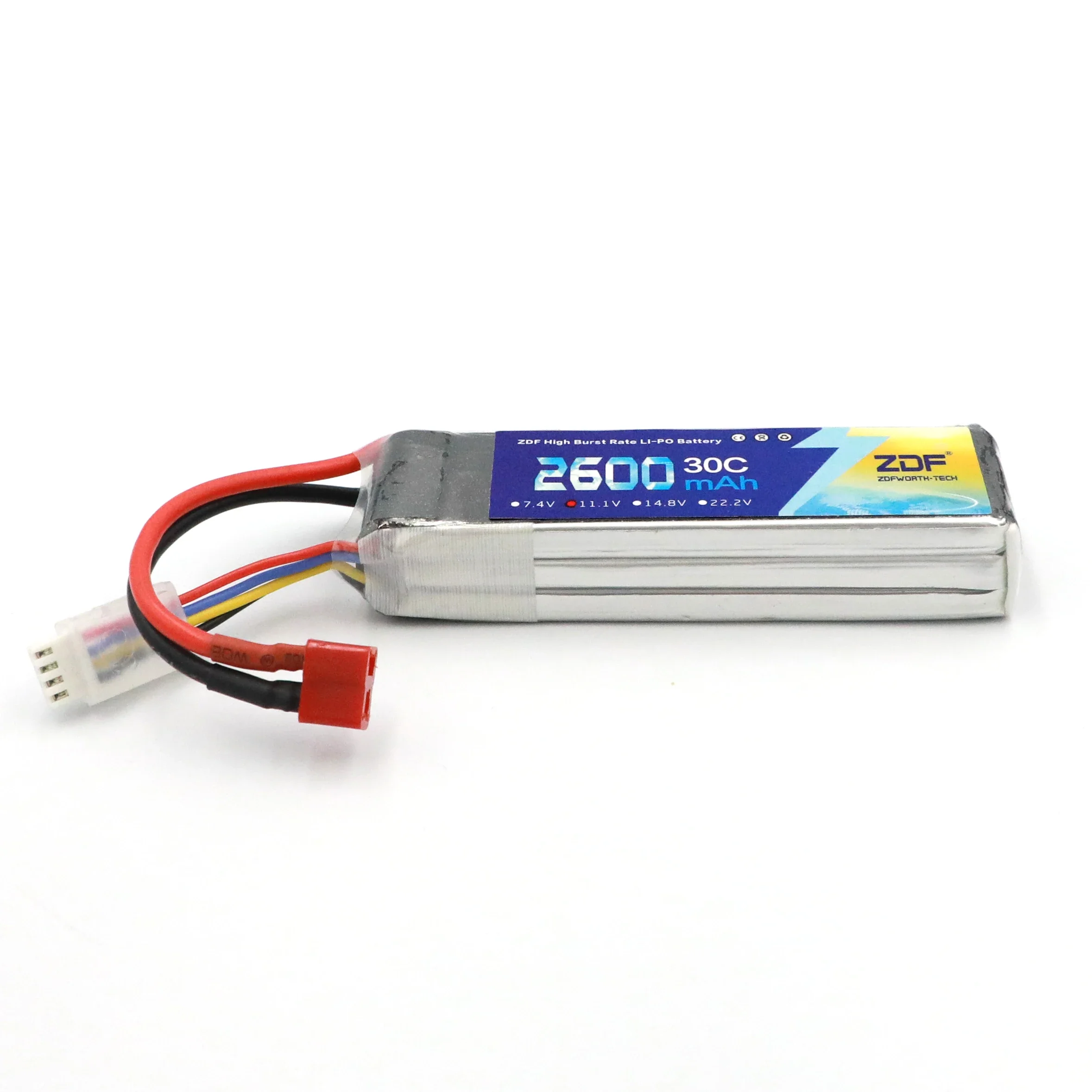 ZDF 2025 ใหม่มาถึง 3S LiPo แบตเตอรี่ 11.1v 2600mAh 30C 60C สําหรับ RC เฮลิคอปเตอร์รถเรือ Quadcopter เครื่องบิน AKKU Bateria