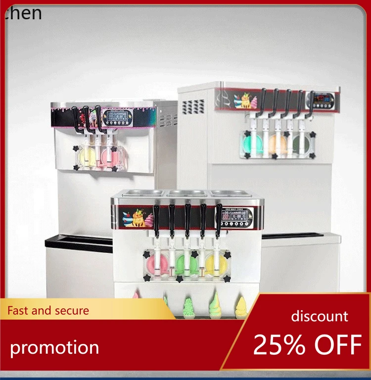 Hxl commercial fully automatic ice cream machine - countertop sundae & bubble tea shop
