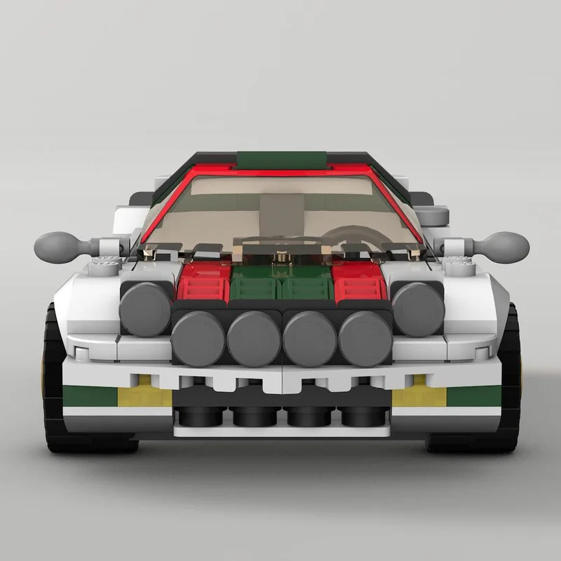 287-Delige Set Bouwstenen Voor Een Rallyauto-Moc-Beroemde Sportwagen-Geïnspireerd Model, Technische Stijl, Educatief Speelgoed Voor Kinderen, Per