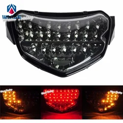 Waase-luz traseira para suzuki gsxr600, gsxr750, gsx-r, 600, 750, 2004 e 2005, luz de freio led integrada