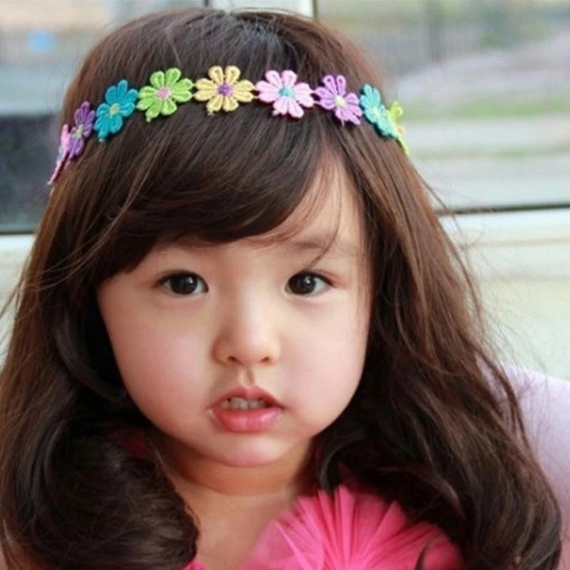 

R1WE 15 ярдов разноцветная ромашка для украшения солнечных цветов кружевная вышитая лента с аппликацией для самостоятельного для