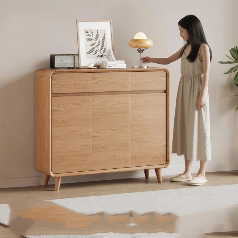 رف أحذية تخزين خشبي مصمم إيطالي بسيط صندوق عمودي رف أحذية منظم غرفة النوم أثاث صانعي الأحذية Gabinete #5