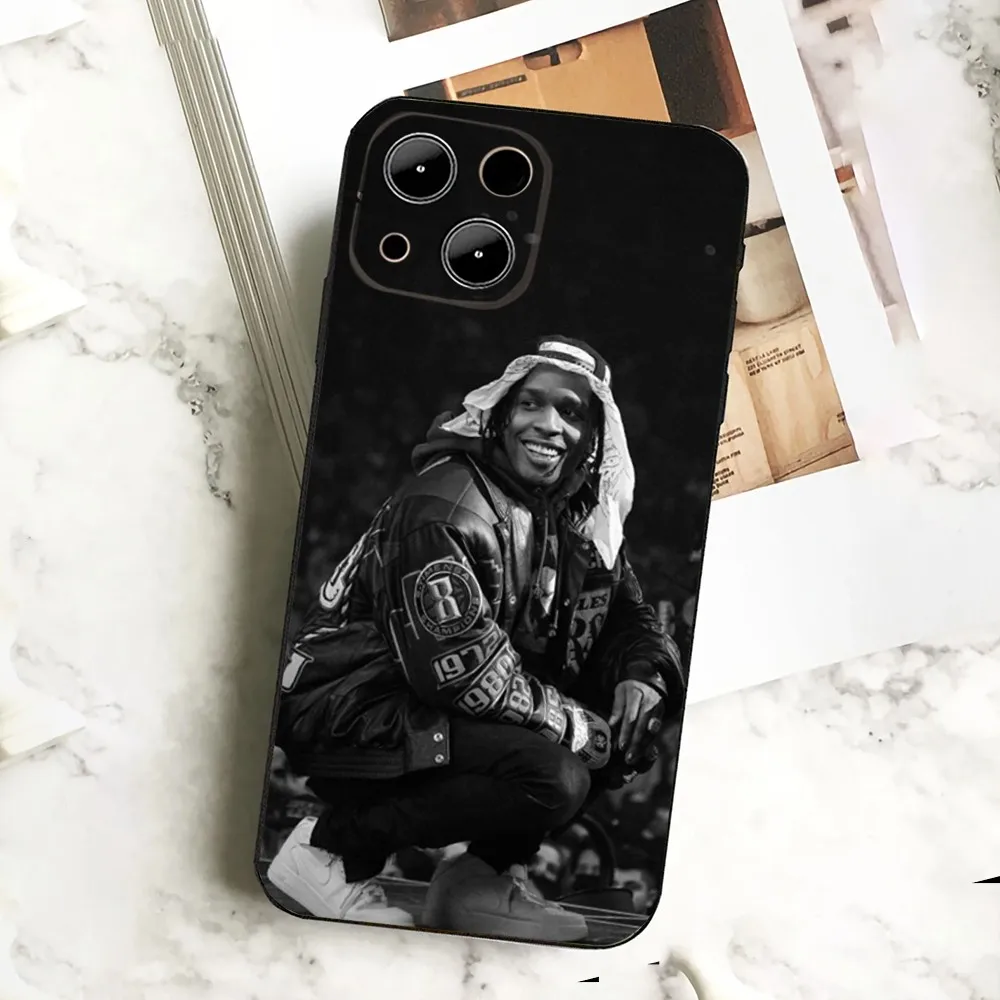 A-ASAP Rocky Rapper  Phone Case  For IPHONE 15,13,14,12,Mini ,11, Xr, X ,Xs Pro Max 8, 7 Plus Back Cover