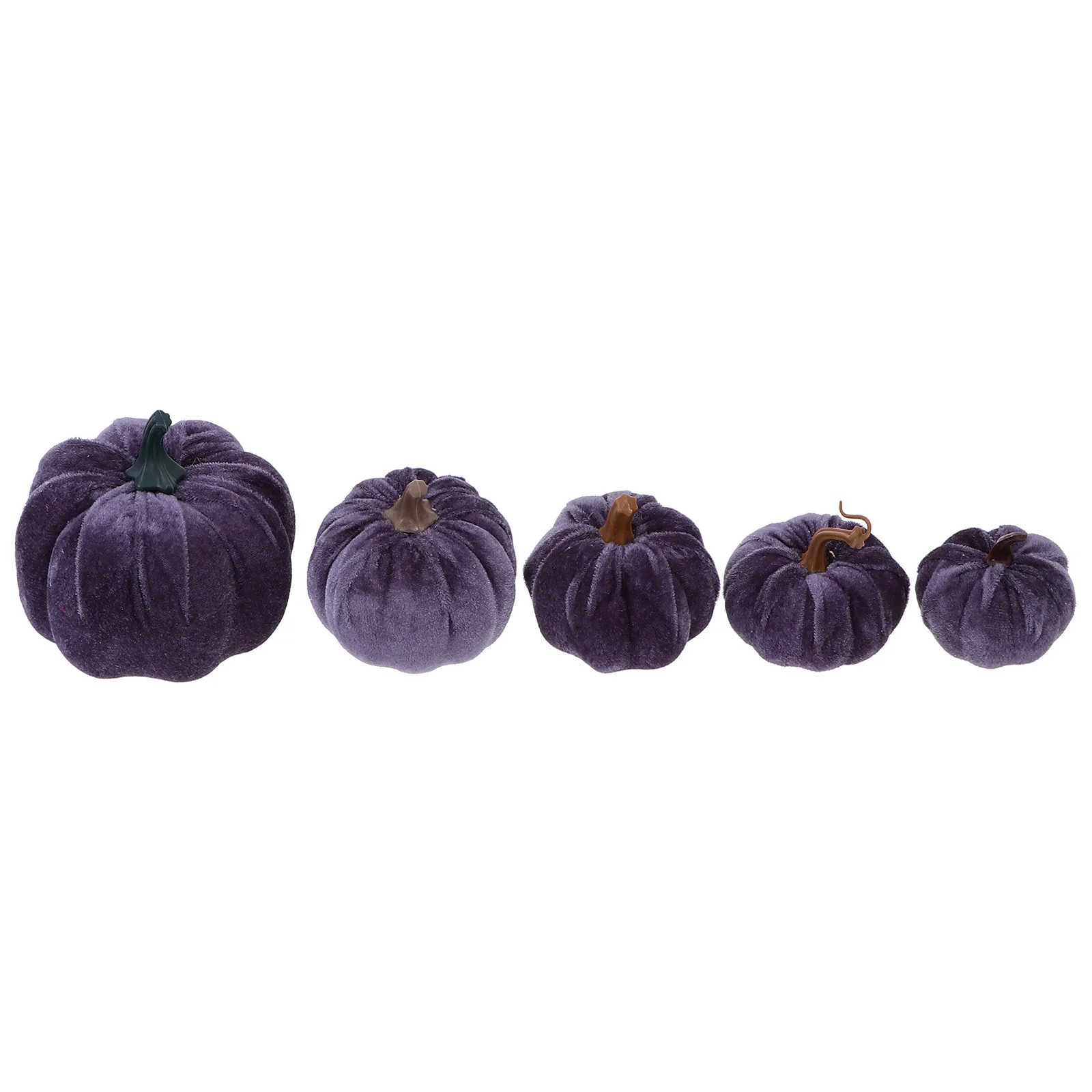 

5pcs Artificial Pumpkins Decorative Props Halloween Thanksgiving High-Density Foam Simulation Mini Pumpkin Party Photo Ornament