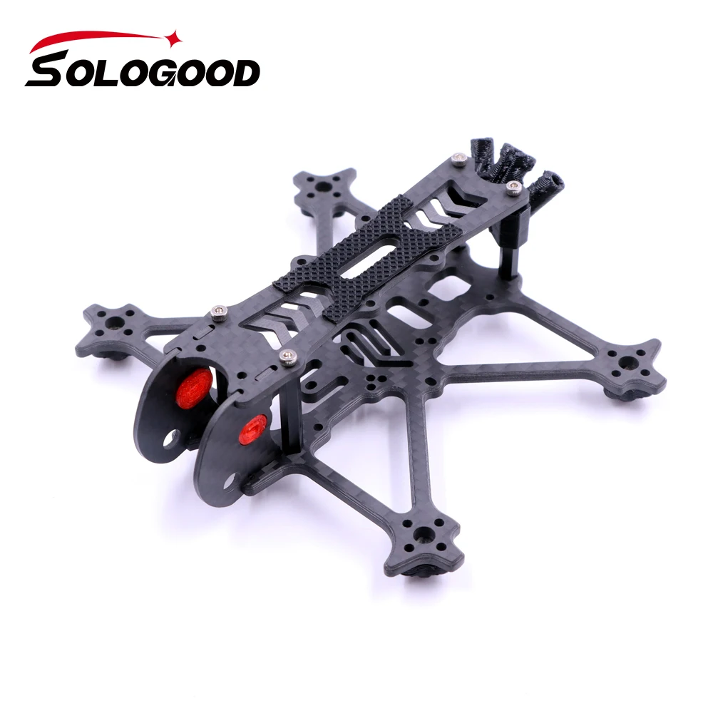 SoloGood Fi-115 2.5 Inch 65MM Propeller Toothpick Frame Kit RC Drone FPV Racing Quadcopter Support1103 1104 1206 Brushless Motor