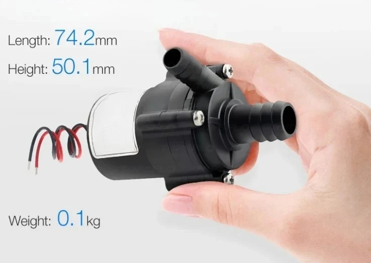 Centrifugal circulating pump 12V 24V maximum head 2.5M, maximum flow 6.5L/min