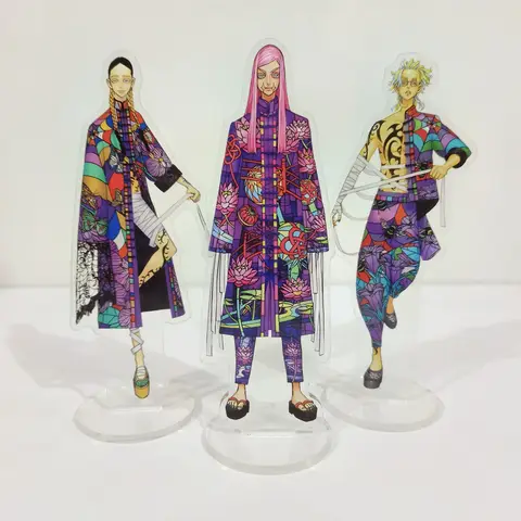 Figura de Los Vengadores de Tokio, soporte acrílico para Cosplay, Ran Rindo Haitani, modelo Original Doujin, llavero con placa, anillos Neuvillette Bts