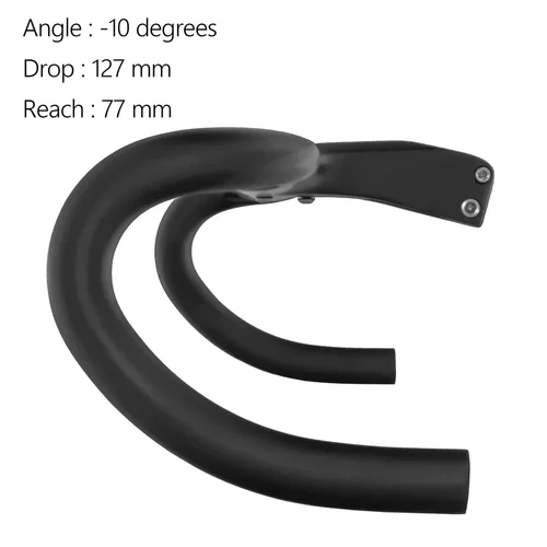 Imagen 2 del producto Manillar de bicicleta integrado de carbono completo para bicicleta de carretera KOCEVLO para bicicleta de carretera Sunspeed con espaciadores manillar de ciclismo
