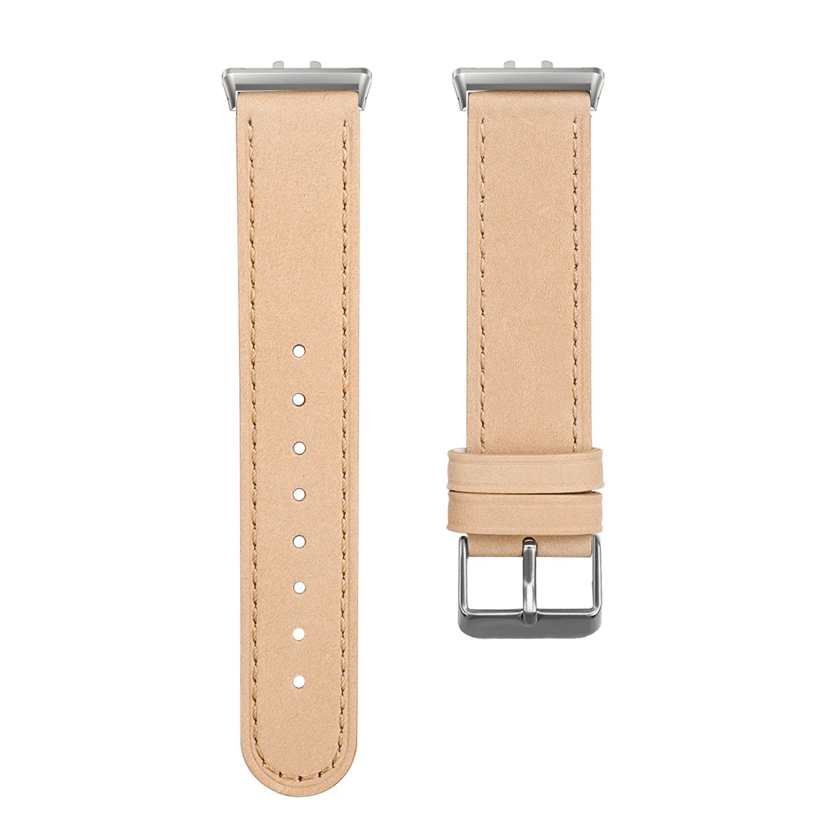 Suitable for Samsung Watch Galaxy Fit3 leather strap SM-R390 bracelet with sparkling gold print genuine leather strap