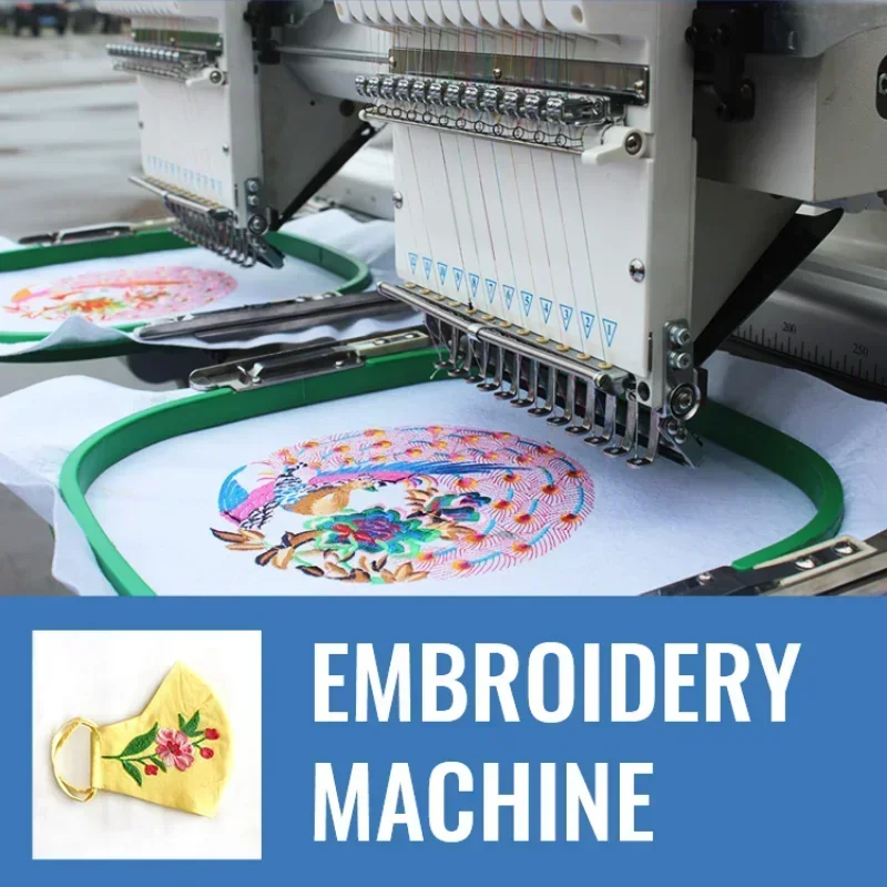 YG رأس إبرة واحدة الصناعية التجارية الحرفية Swf آلة التطريز الأوتوماتيكية المنزلية لتي شيرت كاب #3