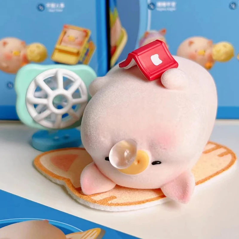 52 لعب جديد لولو خنزير المرتبطة صندوق أعمى يومي لطيف أنيمي الشكل دمية سطح المكتب غرفة المنزل حلية جمع نموذج لعب طفل هدية