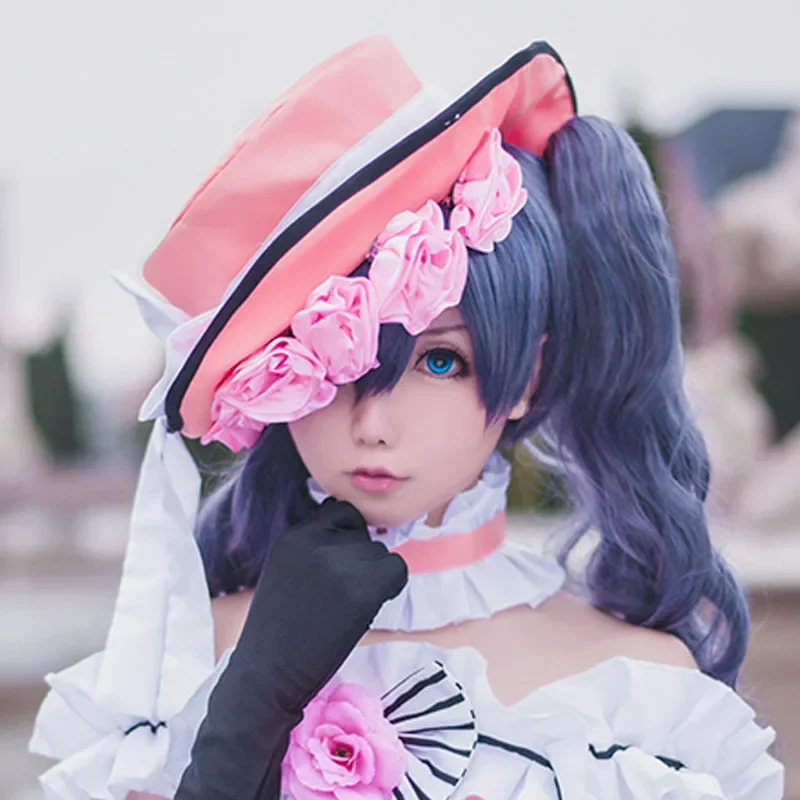 FC6Anime Black Butler Ciel Phantomhive Cosplay Jurk Laarzen Pruik Kuroshitsuji Vrouwen Lady Lolita Meid Jurken Uniform Cosplay @FC8!