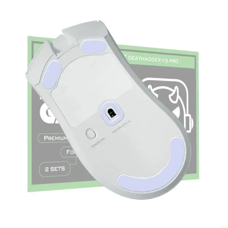 781E Talongames Chuột Skates Pads 2Sets White tròn các cạnh cong Chuột thay thế cho Deathadder Chuột