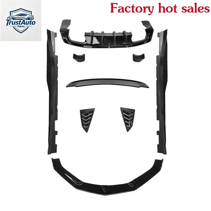 

King Of SalesFull Wide Body Kit - Upgr Facelift Bumper Lip Side Skirt Rear Spoiler Auto Accsori