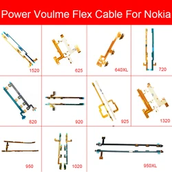 Up/down Volume Flex Cable For Nokia Lumia 720 640XL 1520 920 950XL 820 640 950 1020 925 625 1320 Power Side Key Flex Cable