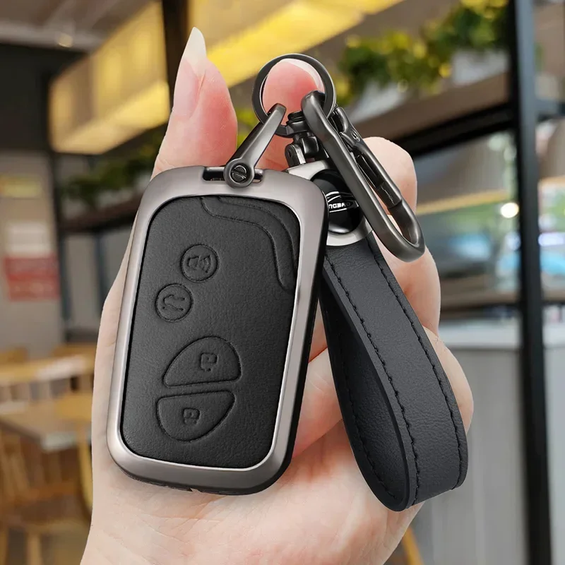 Zinc Alloy Car Key Case Cover Protector Shell For BYD S6 F3 L3 M6 F0 G3 S7 E6 G3R Key Case Holder Fob Keyless Auto Accessories