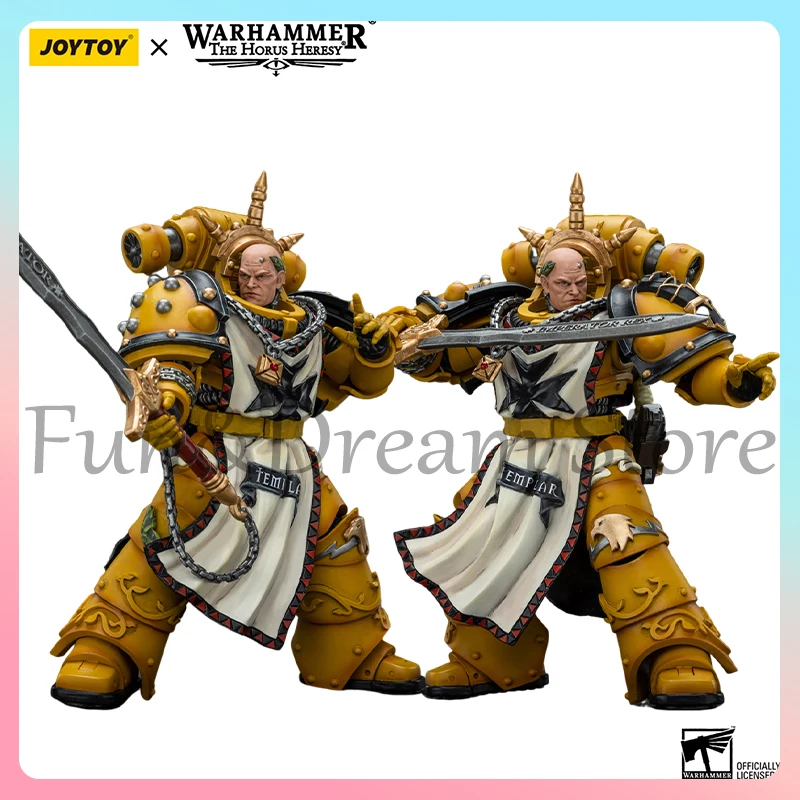 [Pre-Order]Joy Toy Warhammer The Horus Hersey Imperial Fists Sigismund First Captain of the Imperial Fists Action Figure Gift