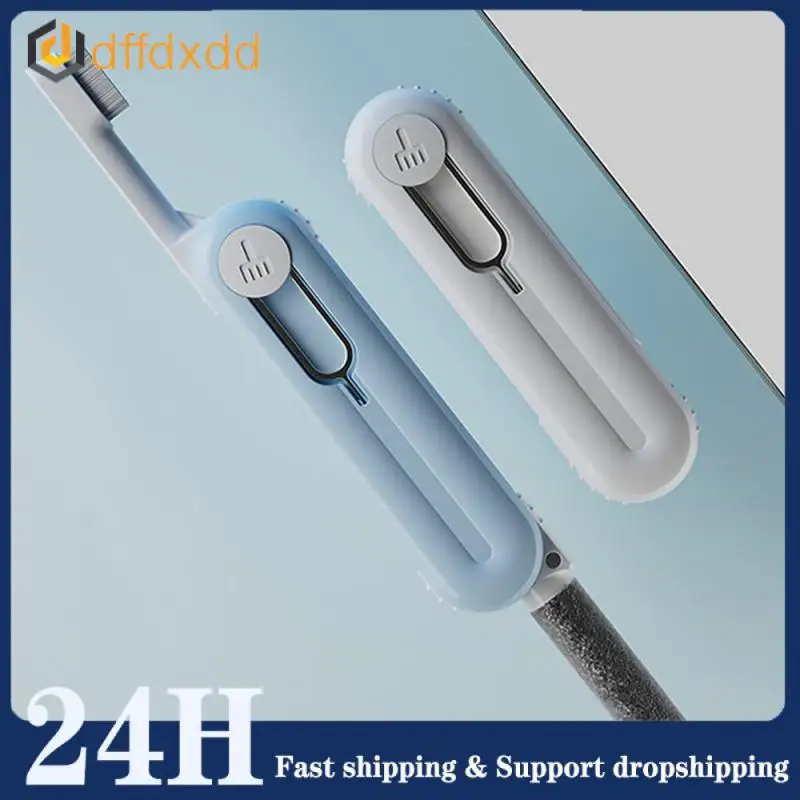 Headphone Charging Compartment Cleaning Abs Stainless Steel Silicone Double Head Soft Brush Head Can Be Repeated Cleaning 16g