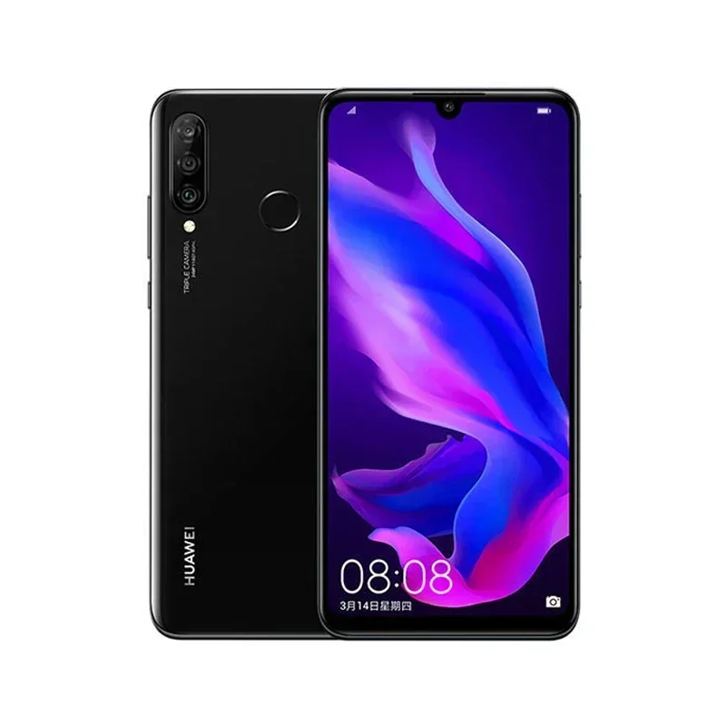 هاتف Huawei P30 Lite 4G الذكي Type-C Kirin 710 6.15 بوصة 3340 مللي أمبير في الساعة 1920x1080px18w 40MP 3.5 مللي متر جاك غير مقفول الهاتف المستعمل #2