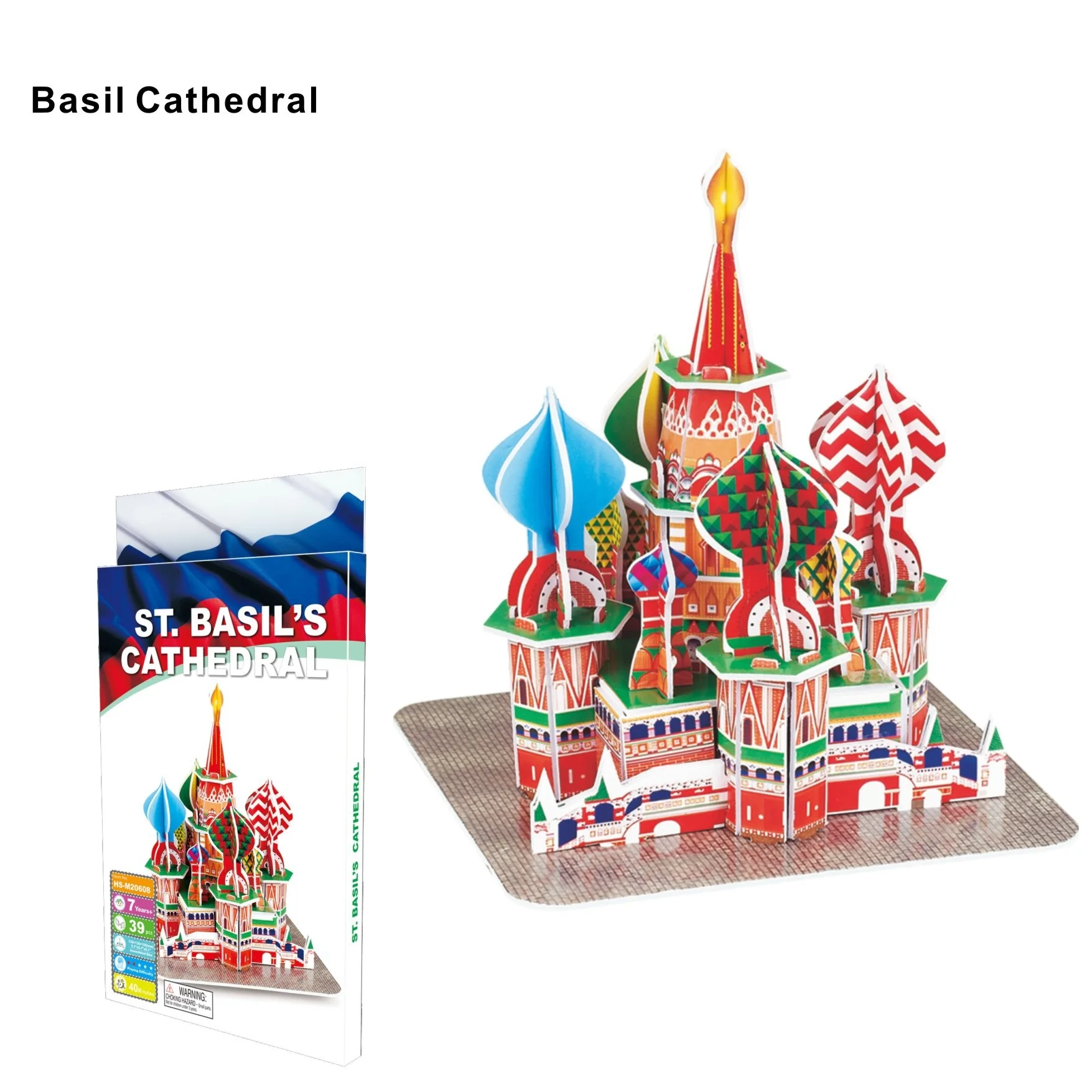 Winter Palace Spasskaya Tower Russia Moscow 3D Paper Puzzle Building Model Toy World\'s Great Architecture Boy Girl Travel Gift