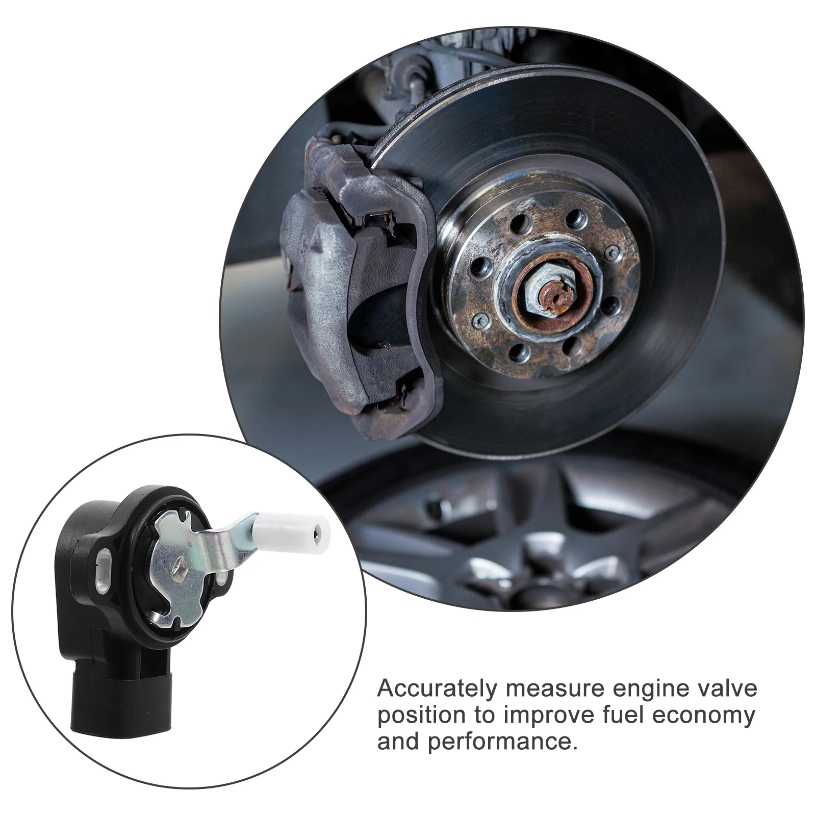 

Throttle Position Sensor for Car Heavy Duty Accurate Throttle Valve Detection Smooth Engine Performance Easy Installation No
