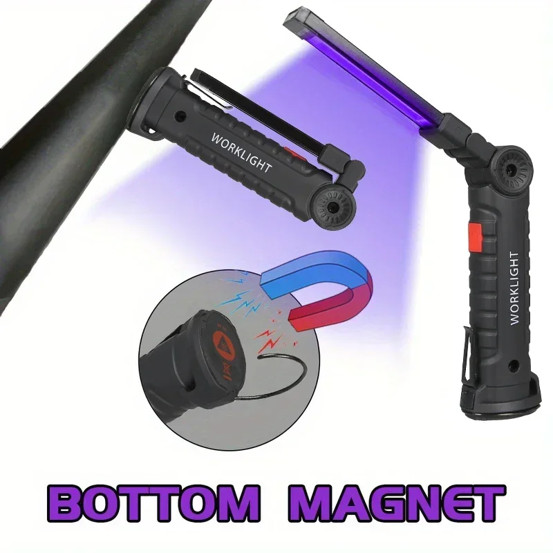 3W Mini USB Rechargeable 365/395nm Blacklight UV Flashlight Ultraviolet Torch Cat Dog Urine Scorpion Tinea Money Detector Lamp