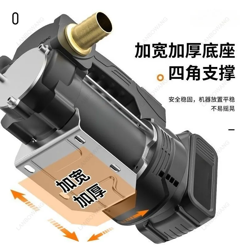 High Pressure, High Flow, Fully Automatic, Portable Rechargeable Lithium Electric Oil Pump, Self-priming Pump, Household Diesel