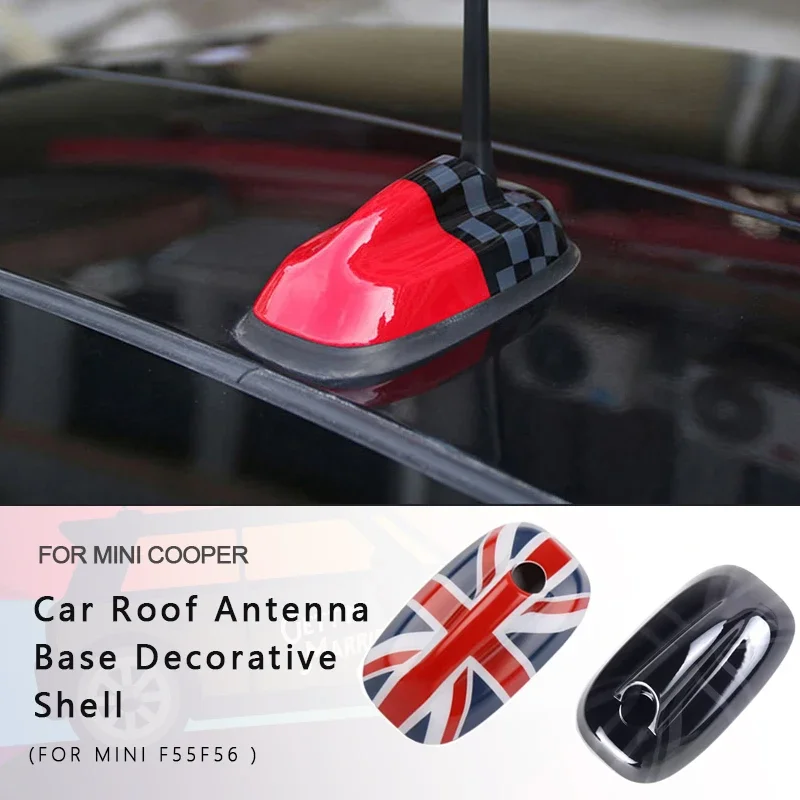 

Roof Antenna Base Decorative Shell Sticker For Mini Cooper F55 F56 Car Styling Accessories