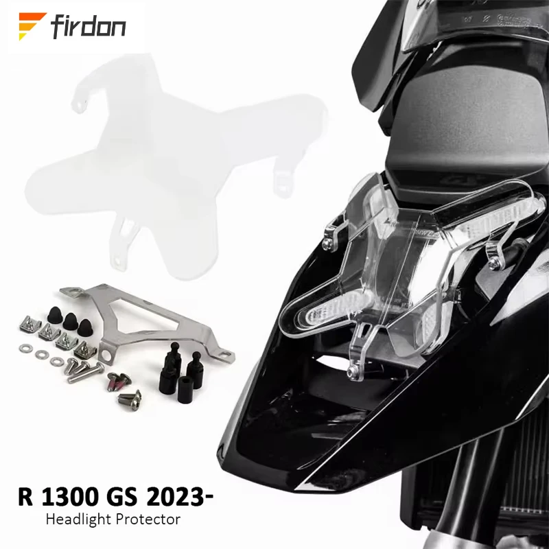 Racepro RP6610-3069E Motorcycle Acrylic Headlight Protector Light Cover Protective Guard For B-W R1300GS 2023-2024