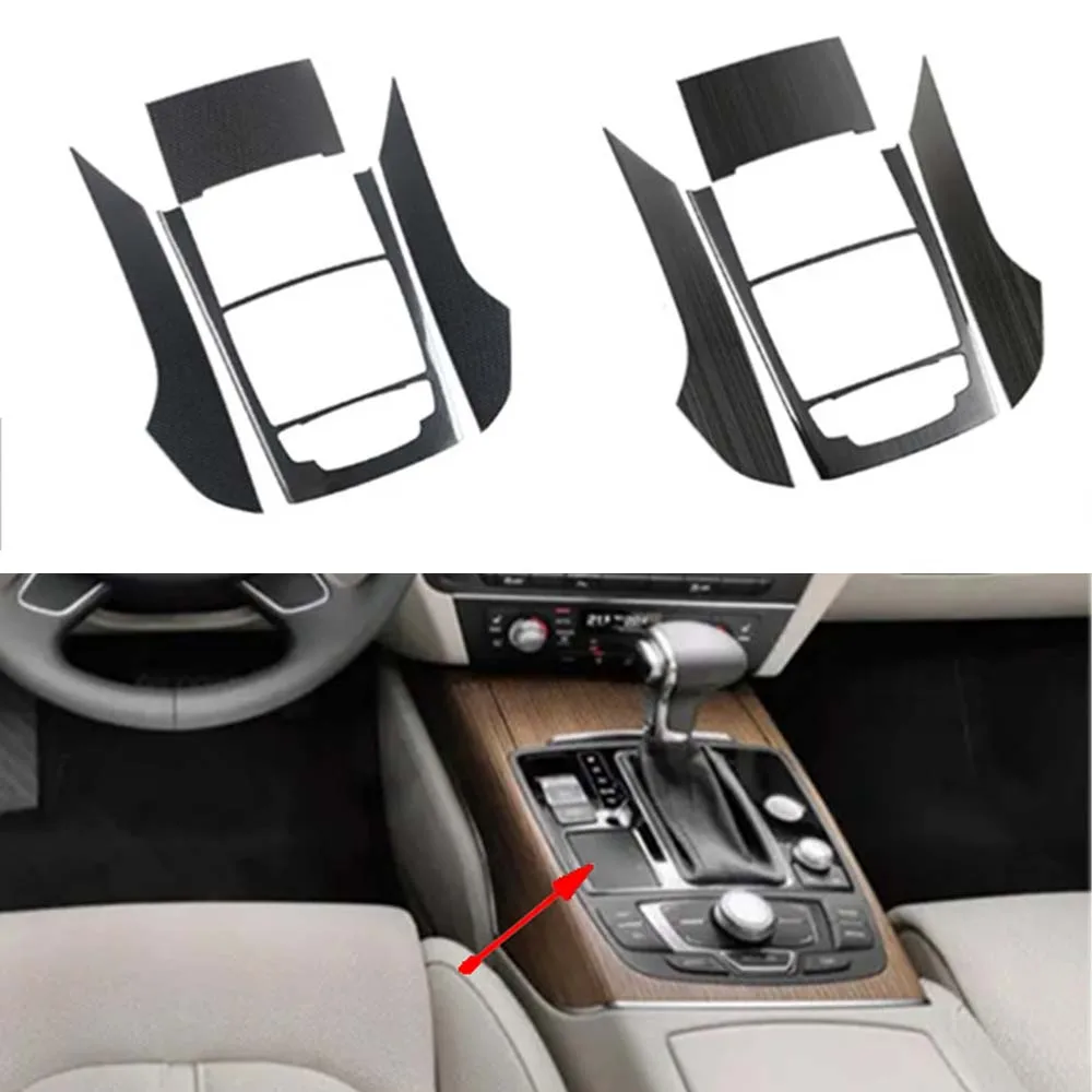 Central Control Panel Frame For Audi A6 C7 2012 2013 2014 2015 2016 2017 2018 Instrument Gear Shift Frame Panel Cover Interior