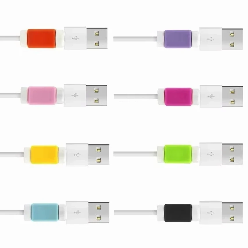 

Силиконовая защита USB-кабеля, органайзер для шнура, чехол для зарядного устройства, защитный рукав для iPhone, Xiaomi, Huawei, телефонные кабели