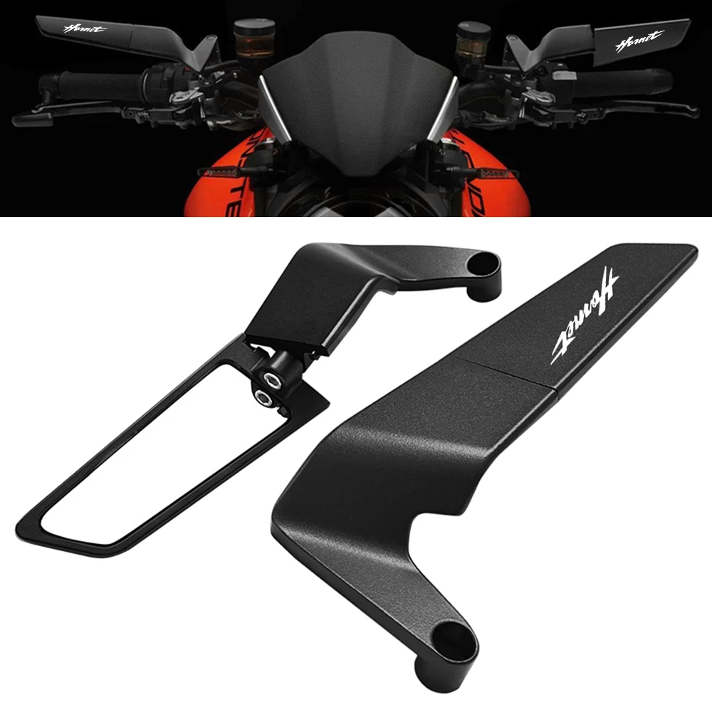 Motorcycle Mirror Wind Wing Side Rearview Rotate Adjustable Mirrors For Honda Hornet CB750 CB500 160R CB600F CB1000 hornet 750