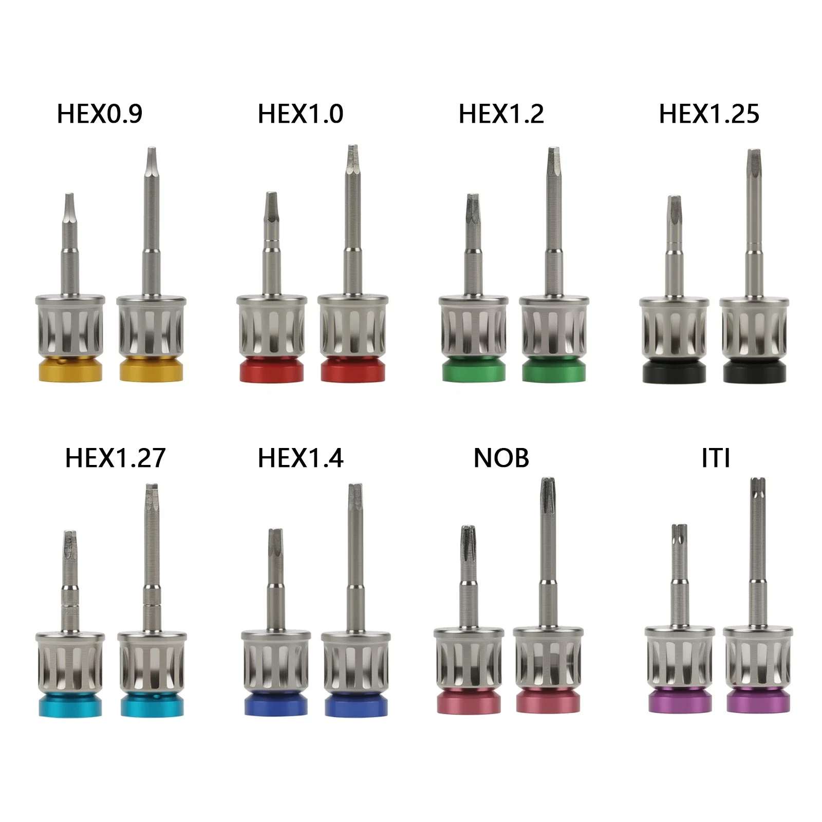 

2PCS Dental Implant Abutment Ratchet Hand Driver Hex Nobel/Straumann/Adin/Osstem Screwdriver Stainless Long Short