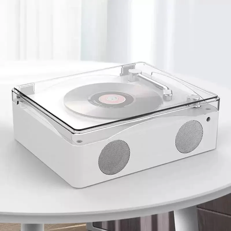 Retro CD Player Bluetooth 5.0 Rechargeable Built-in Speaker HIFI Music Player USB Lossless Playback Infrared Remote Control