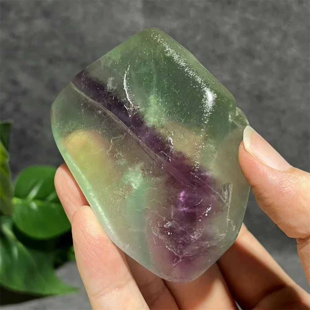 

Fluorite Specimen Free Form Raw Crystal Natural Striped Stone Quartz Reiki Healing Spiritual Home Decoraition Colorful