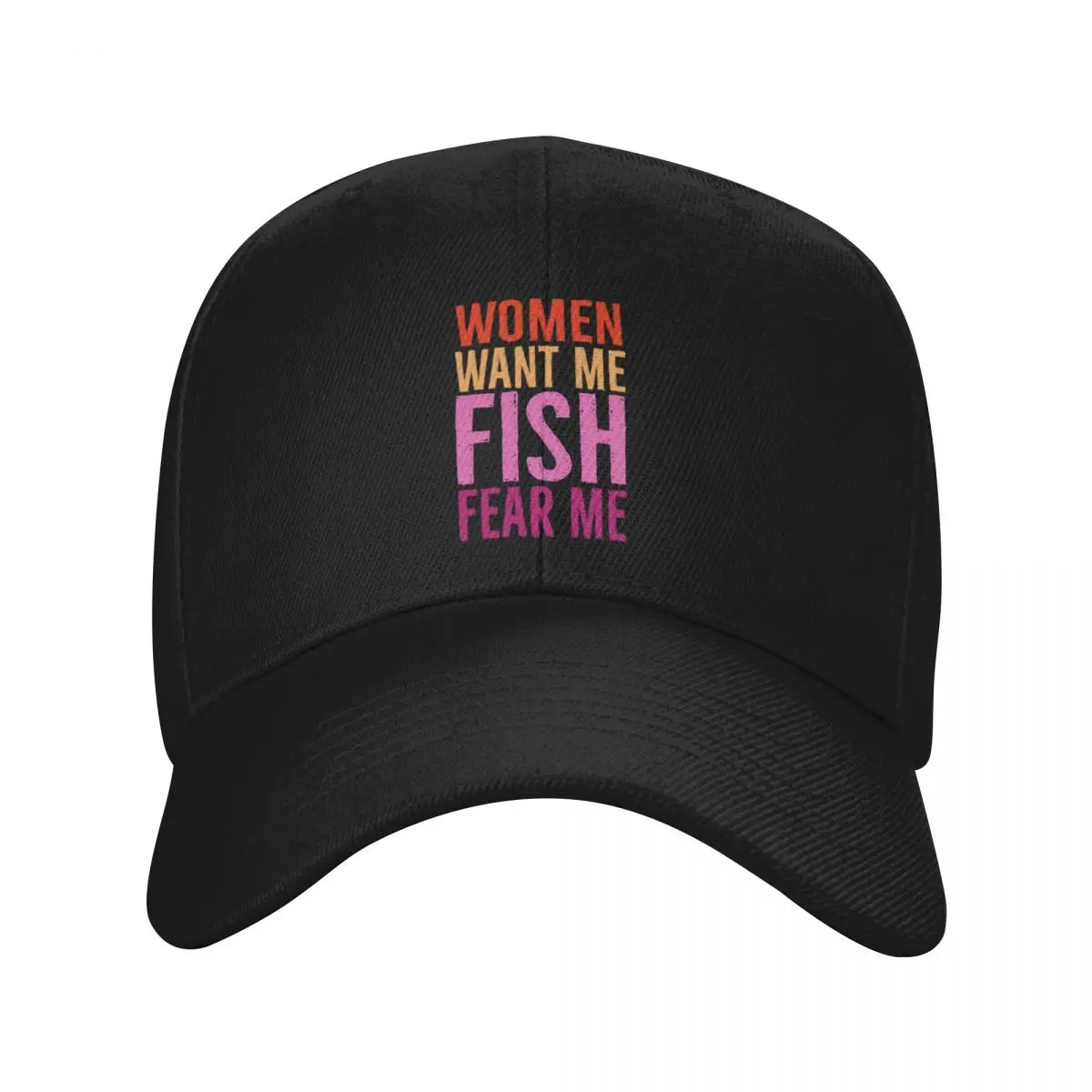 

Women Want Me Fish Fear Me - Lesbian Pride Baseball Cap Vintage Military Cap Man Hat Man Luxury Men's Caps Women's
