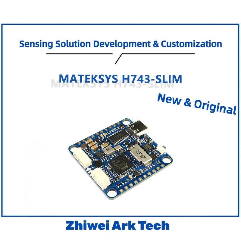 

Матек H743-SLIM V3 FC. | STM32H743 480 МГц, двойной ICM42688P/ICM42605 и DPS310 для гоночных/промышленных дронов FPV