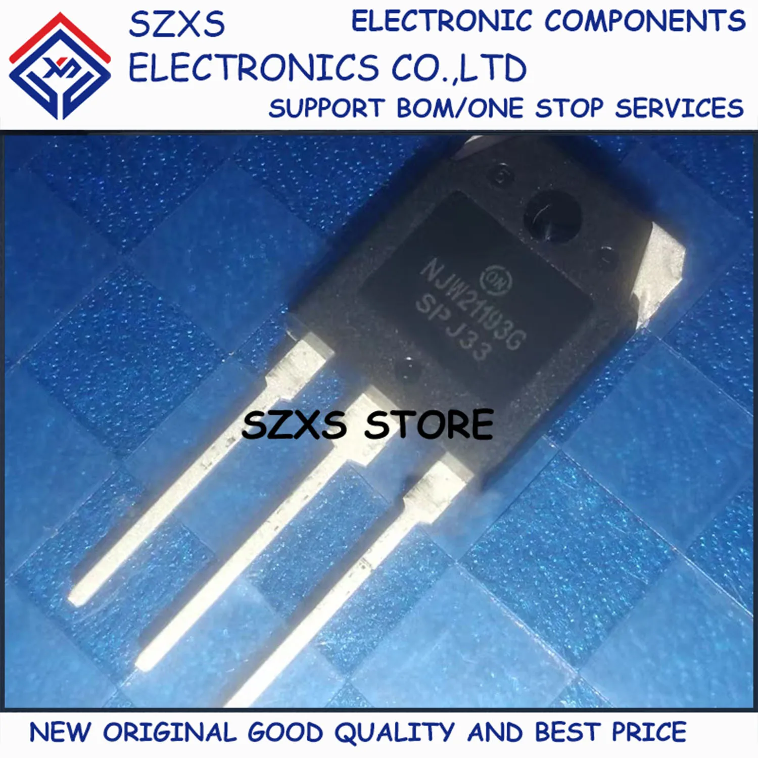 

New Original 2Pairs NJW21193G + NJW21194G TO-3P Powerful Audio Amplifer Transistor In Stock Electronic Components Good Quality