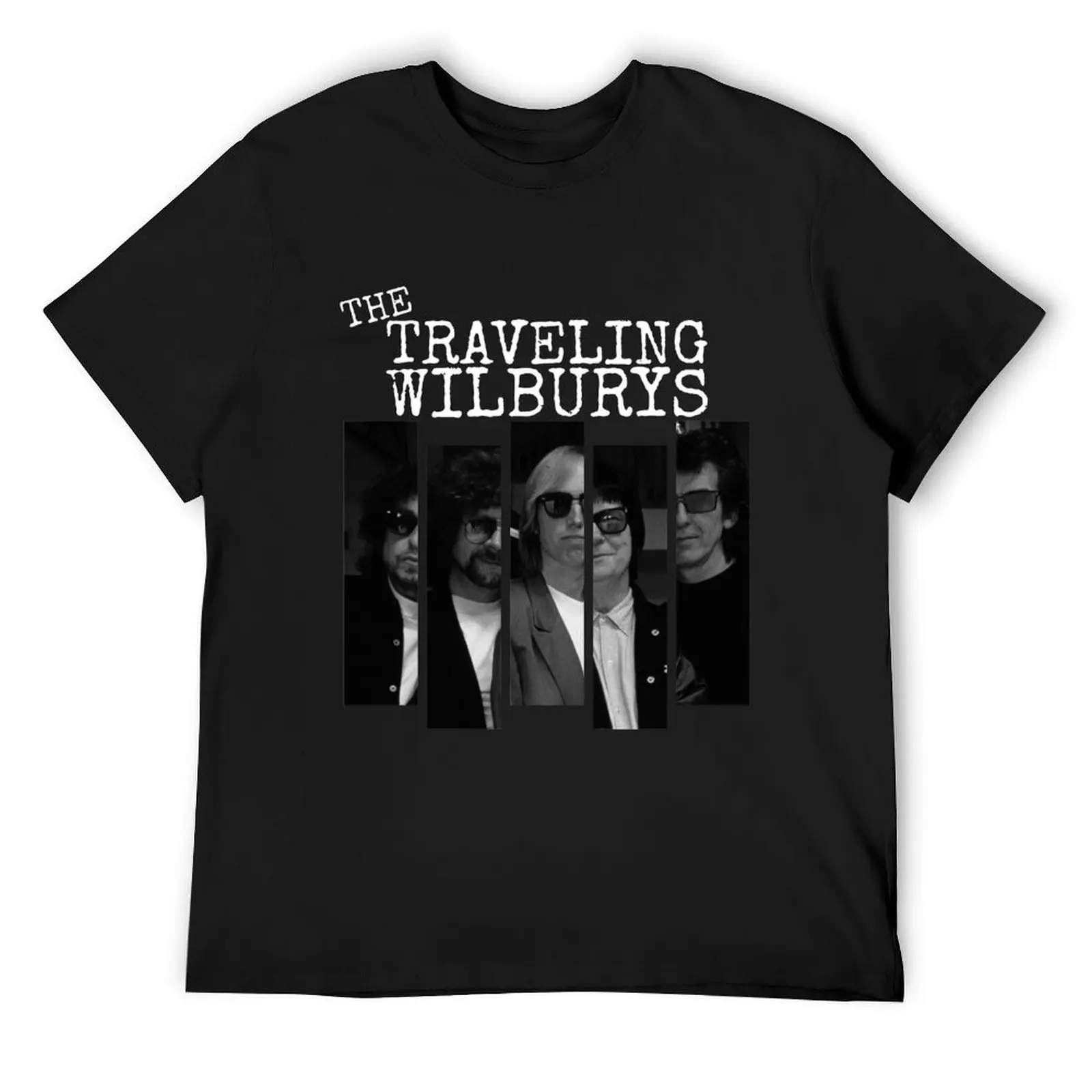 

5 Heads Of Legend Wilburys T-Shirt heavyweights T-shirts man Luxury man heavy weight t shirts for men