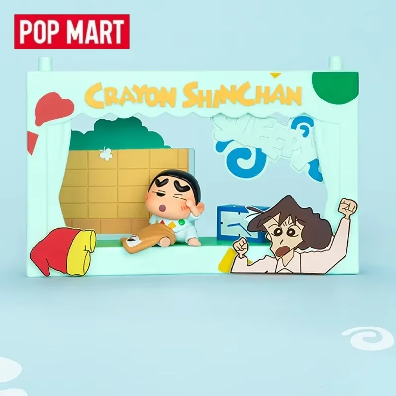 

POP MART Crayon Shinchan Life Theatre Series слепая коробка игрушки Mystery Box Mistery фигурка подлинная оригинальная коробка-сюрприз