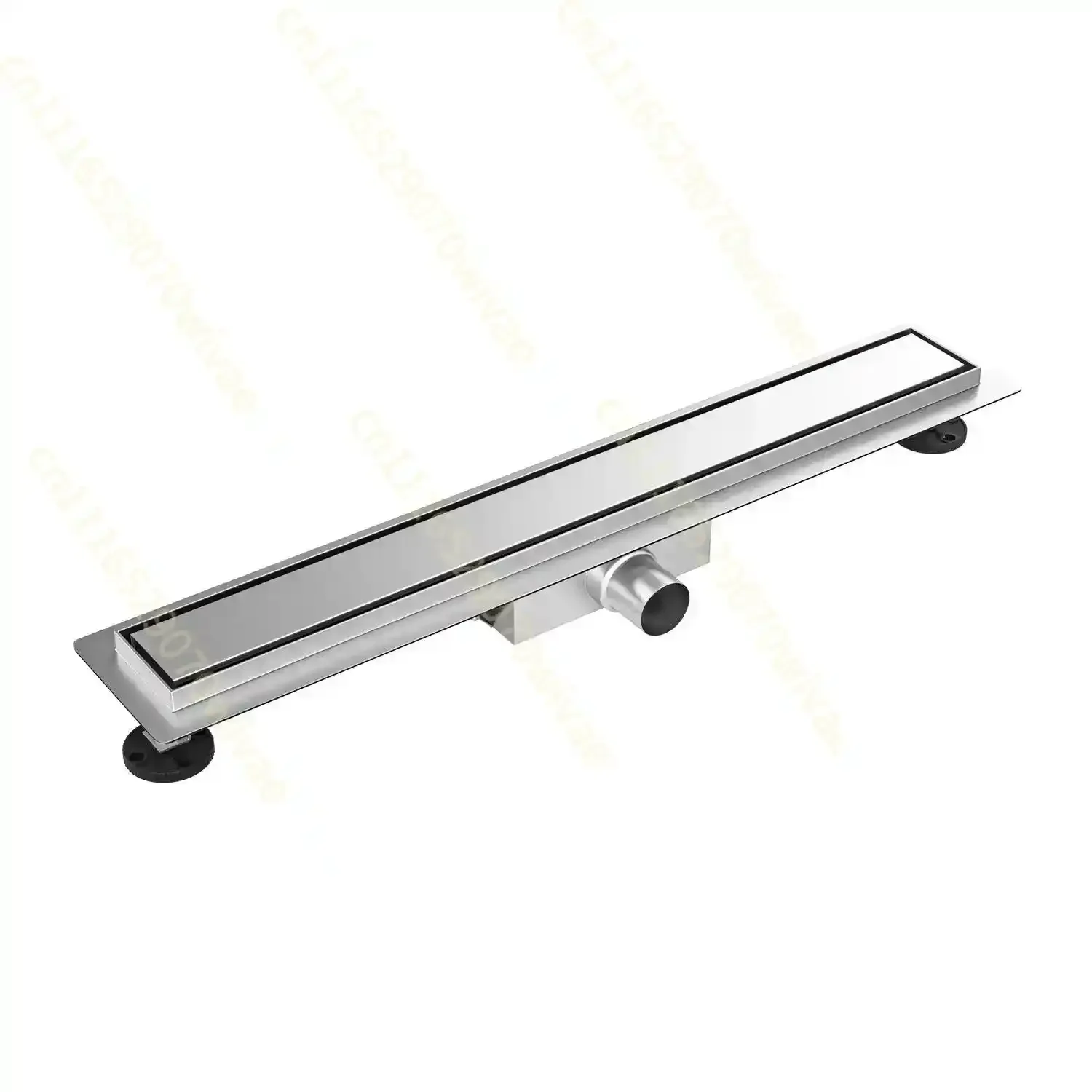 304 Stainless Steel Floor Drain Bathroom Invisible Drainage Tile Inlay Linear Design Deodorant