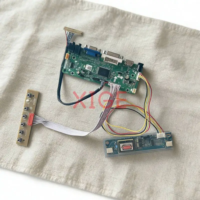 

For M215HW01 M215HW03 LM215WF2 LM215WF1 Matrix Controller Drive Board DIY Kit 2-CCFL 1920*1080 1920x1080 LVDS-30Pin HDMI+DVI+VGA