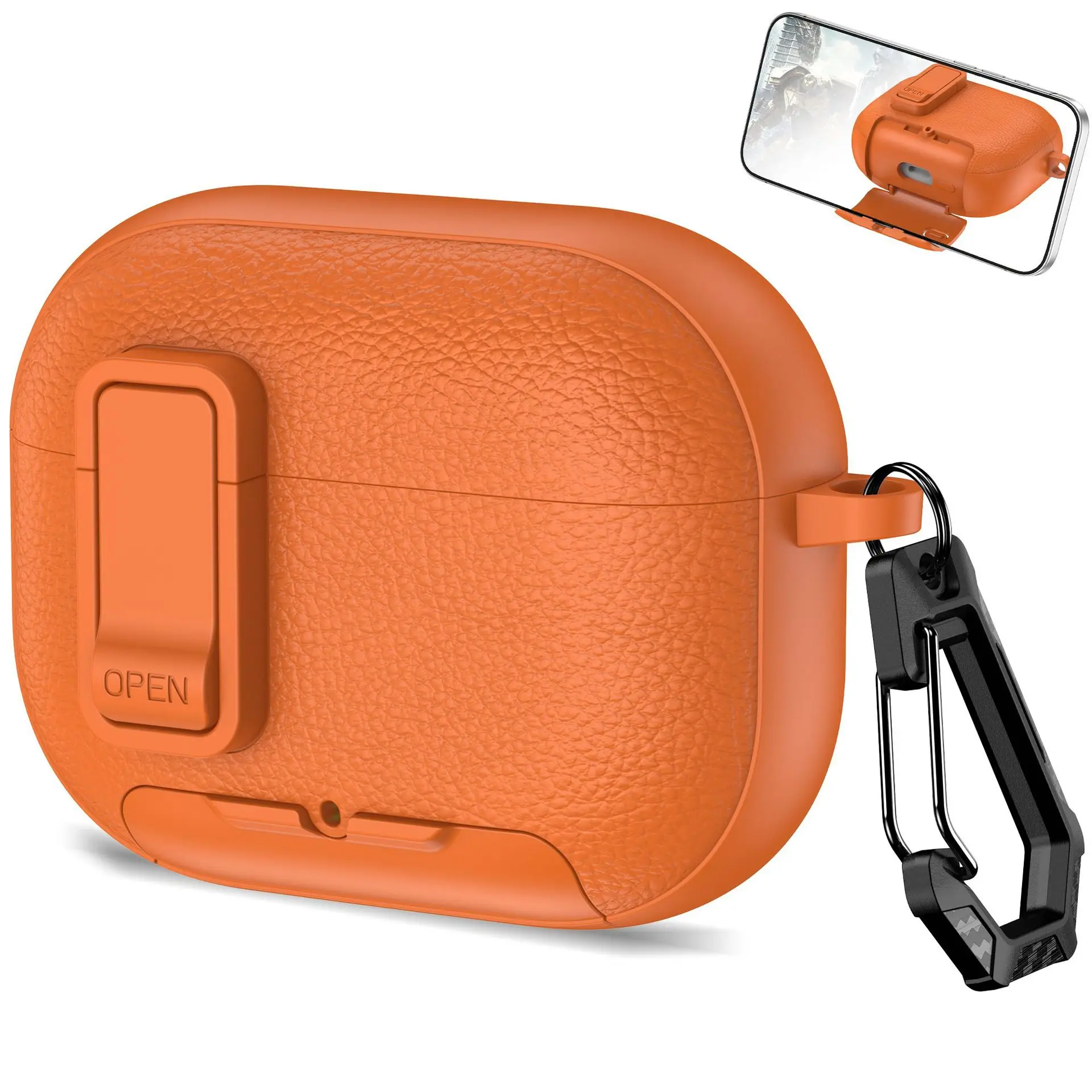 For Huawei FreeBuds SE4 ANC Case with Stand, Shockproof Magnetic Lock Cover, Support Wireless Charging, Anti-Loss